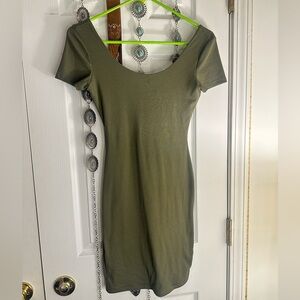 Chic Olive Mini Dress